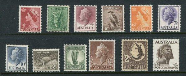 Australia #292-303 Mint Hinged