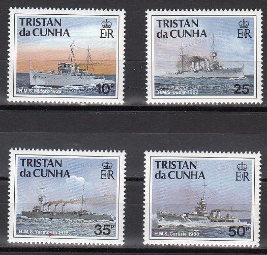 Tristan da Cunha Scott 491-4 Mint NH (Catalog Value $15.75)