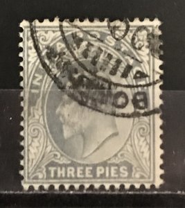 India 1902-9, #60, Used.