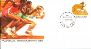 Australia, Worldwide Postal Stationary, Sports, Worldwide First Day Cover