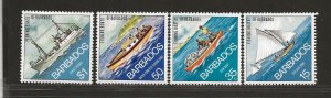 BARBADOS SC# 392-95    FVF/MNH