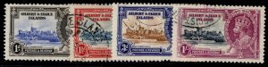 GILBERT & ELLICE ISLANDS GV SG36-39, 1935 SILVER JUBILEE set FINE USED. Cat £70.