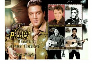 Grenadines 2004  - Elvis Presley  - Sheet of Four  - MNH