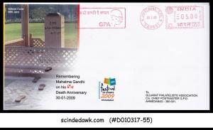 INDIA - 2009 61st Death Anniversary of Mahatma GANDHI Special cover with special