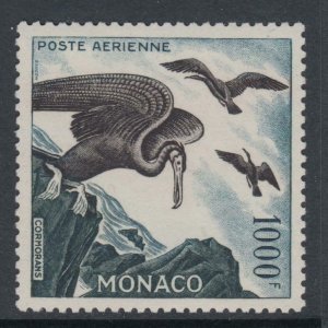 MONACO 1000Fr. Airmail Birds MH* cv 310$  VERY RARE