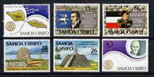 Samoa 1980 Anniversaries perf set of 6 unmounted mint, SG...