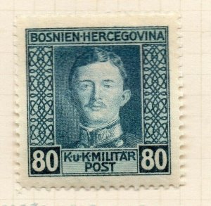 Bosnia Herzegovina 1917 Early Issue Fine Mint Hinged 80h. NW-183461