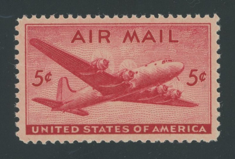 USA C32 - 5 cent Skymaster Airmail - PSE Graded Cert: XF/Superb 95 Mint OGnh