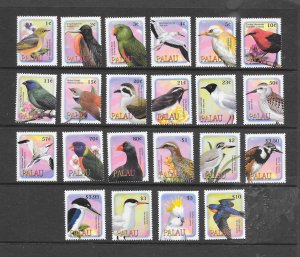 BIRDS - PALAU #648-69 MNH