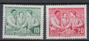 DDR - 1955 Women's Day Mi# 450/451 - MNH (6978)