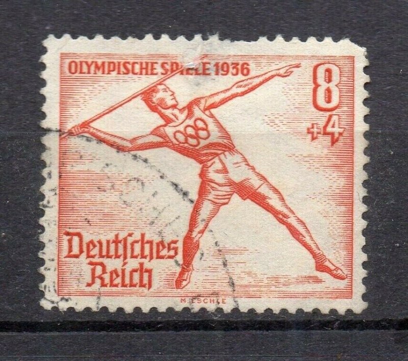 Germany 1936 Olympics Early Issue Fine Used 8pf. NW-105060