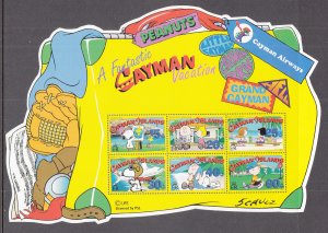 Cayman Islands 854a Peanuts Souvenir Sheet MNH VF