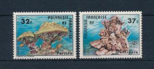 [52027] French Polynesia 1979 Marine life Corals MNH light toned