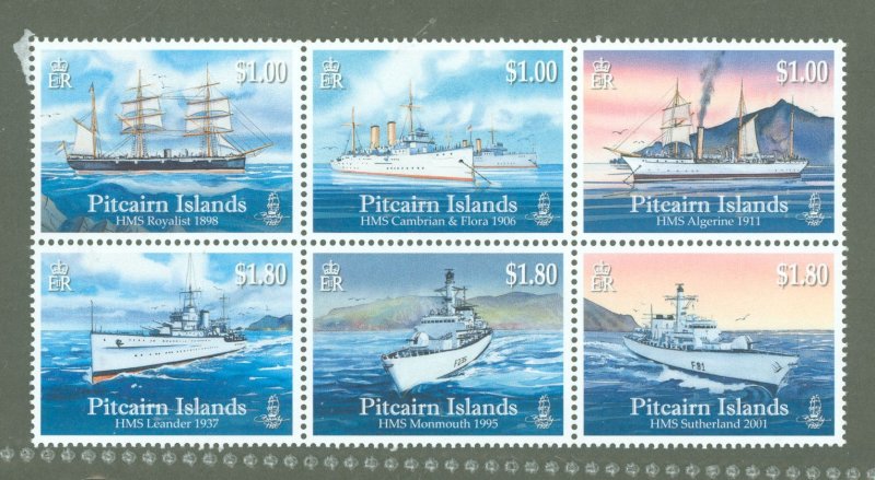 Pitcairn Islands #711  Single (Complete Set)