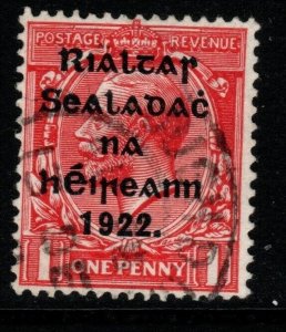 IRELAND SG31 1922 1d SCARLET USED