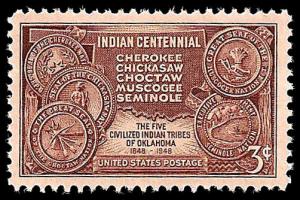 # 972 MINT NEVER HINGED INDIAN CENTENNIAL