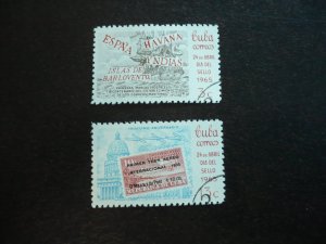 Stamps - Cuba - Scott# 956-957 - Used Set of 2 Stamps