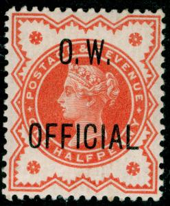 SGO31, ½d vermilion, M MINT. Cat £325.