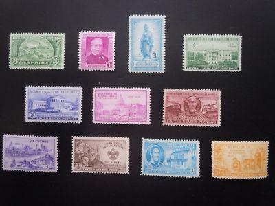 1950 US Commemorative COMPLETE YEAR SET  #987-997  MNH OG