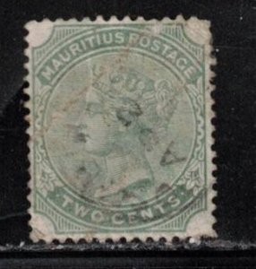 MAURITIUS Scott # 70 Used - Queen Victoria