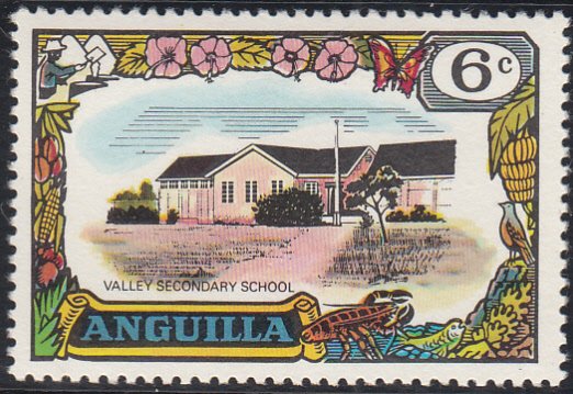 Anguilla 1970 MH Sc #104 6c Valley Secondary School