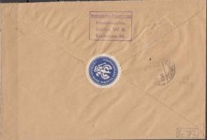Germany - 21.1.1922 5M Official as single franking on cover to Karlsruhe(2461)
