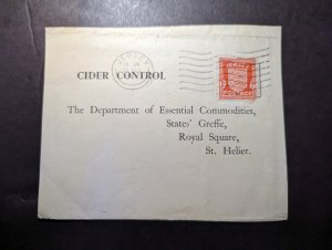 1942 England British Channel Islands Cover Jersey St Helier CI Local Use