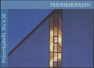 Faroe Islands #345a, Complete Set, Unexploded Bklt, 1998, Never Hinged