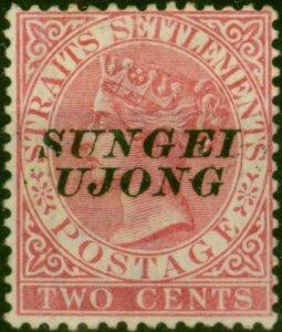 Sungei Ujong 1885 2c Pale Rose SG38 Fine Unused