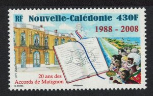 New Caledonia 20th Anniversary of Matignon Accords 2008 MNH SG#1444 MI#1465