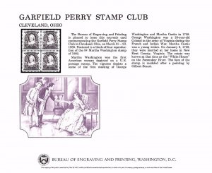 BEP Souvenir Card B89 Garfield Perry Club Show Martha Washington #306 Mint