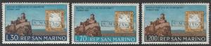 San Marino #487-489 MNH Full Set of 3