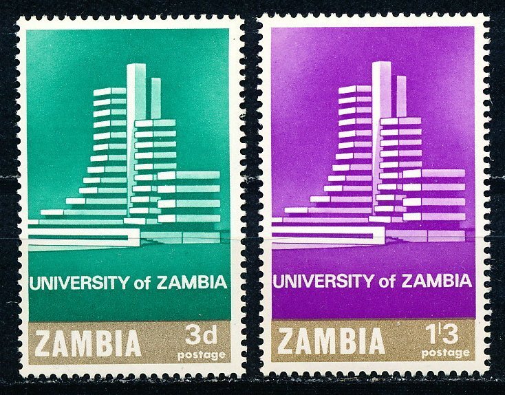 Zambia #28-29  Set of 2 MNH