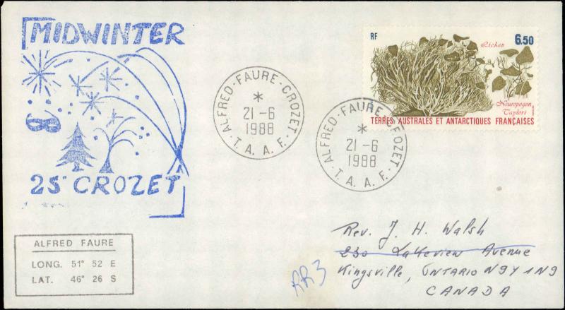 French Southern & Antarctic Territory #95, Antarctic Cachet and/or Cancel