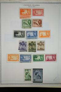 Cayman Islands 1900 to 1962 Stamp Collection 