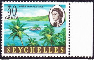 SEYCHELLES 1968 QEII 30 cents Multicoloured SG200a MH