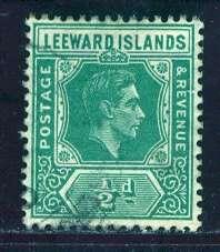 Leeward Islands; 1938: Sc. # 104; O/Used Single Stamp