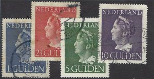 Netherlands SC#278-281 Used VF SCV$49.40 .Fill empty Spots!