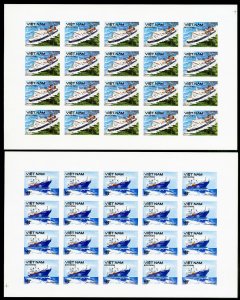 Vietnam 2158-63 Complete Set Of Stamp Sheets NH