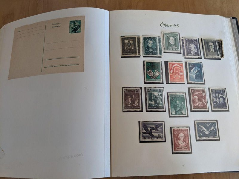 Austria Postwar Collection Graz Renner Sheets Birds Kids MNH + Many Used G105674