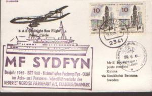 Germany 1960 Midnight Sun Arctic Circle special flight