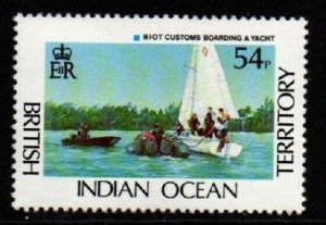 BRITISH INDIAN OCEAN TERR SG114 54p 1991 INDIAN OCEAN TERR. ADMINISTRATION  MNH