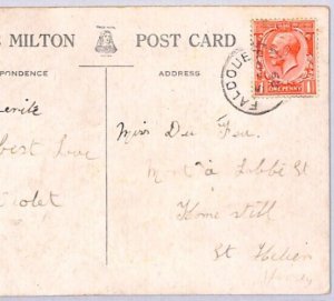 GB Channel Islands JERSEY Postcard *FALDOUET* CDS St Helier's 1929{samwells}ZJ95