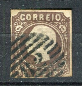 PORTUGAL; 1862 early classic Luis Imperf issue used 5r. value