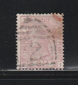 Great Britain 66 Plate 2 U Queen Victoria (A)