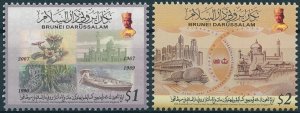 Brunei Stamps 2012 MNH JIS Singapore Currency Interchangeability 2v Set