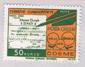 Turkey 1998 MLH Postal Check 1974 (BP2726)