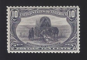 US #290 1898 Gray Violet Wmk 191 Perf 12 MNH VF Scv $450