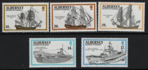 ALDERNEY  55-59   MNH   SET