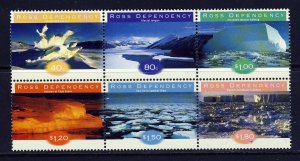 ROSS DEPENDENCY (New Zealand) 1997 Ice Formations Set SG 54 to SG 59 MNH 